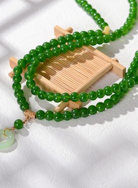 古装璎珞项链人造珍珠女