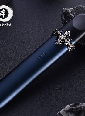 原创手工925纯银悦刻保护套吊坠