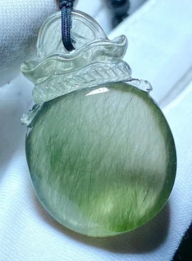天然绿发晶吊坠男女款顺发福袋
