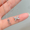 Full diamond cross necklace 18K gold natural real diamonds