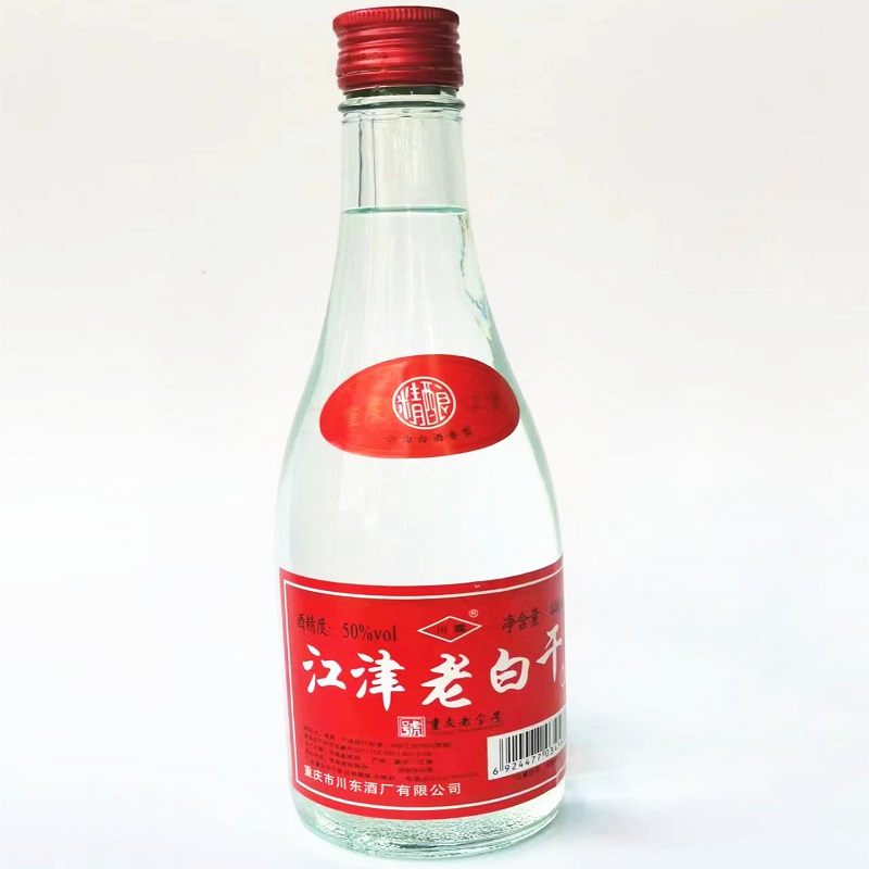 江津老白干50度440ml*6瓶江津白酒小瓶白酒粮食高梁酒高度口粮酒-图3