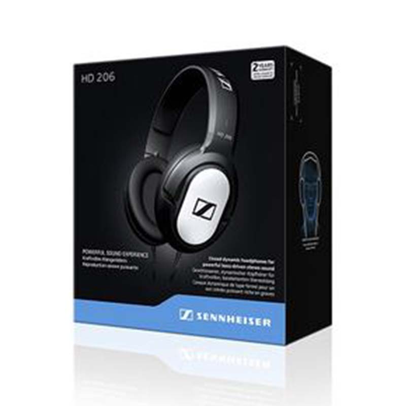 SENNHEISER/森海塞尔 HD206 头戴式电脑手机有线监听耳机 - 图2