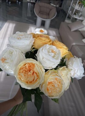 客厅高档保湿手感玫瑰仿真花