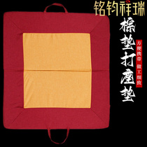 Tibetan brown cushion with cushion portable meditation cushion Baiver cushion for home foldable kneeling cushion pad red bushel cushion