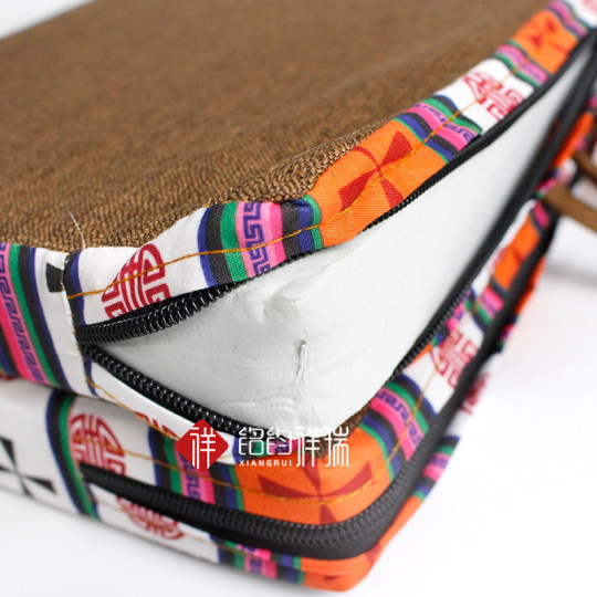 Tibetan style meditation cushion with handles portable kneeling cushion cushion red cushion meditation cushion worship cushion home use