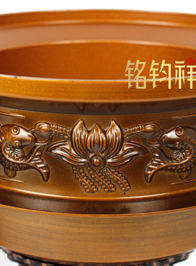 紫铜八宝锅铜锅摆件工艺品民族风中国风装饰铜碗藏式奶锅家用复古