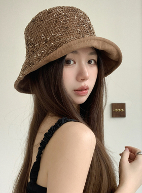 春夏防晒双面可戴渔夫帽女款