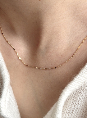 925蛇骨链女极细精致简约项链