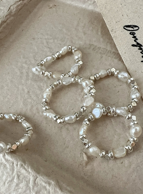 925碎银巴洛克戒指小众百搭