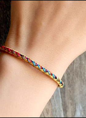 原创彩金多股平安情侣男女手绳