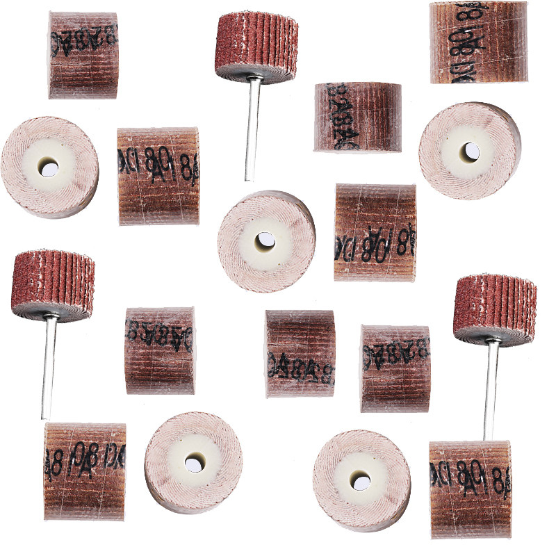 3mm百叶磨头6mm活柄圆形砂纸小磨头打磨片千页轮金属木材抛光锥形,淘宝优惠券,粉丝福利购,淘宝优惠卷