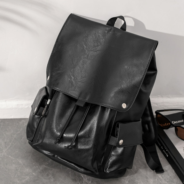 Retro men's backpack college school bag computer bag