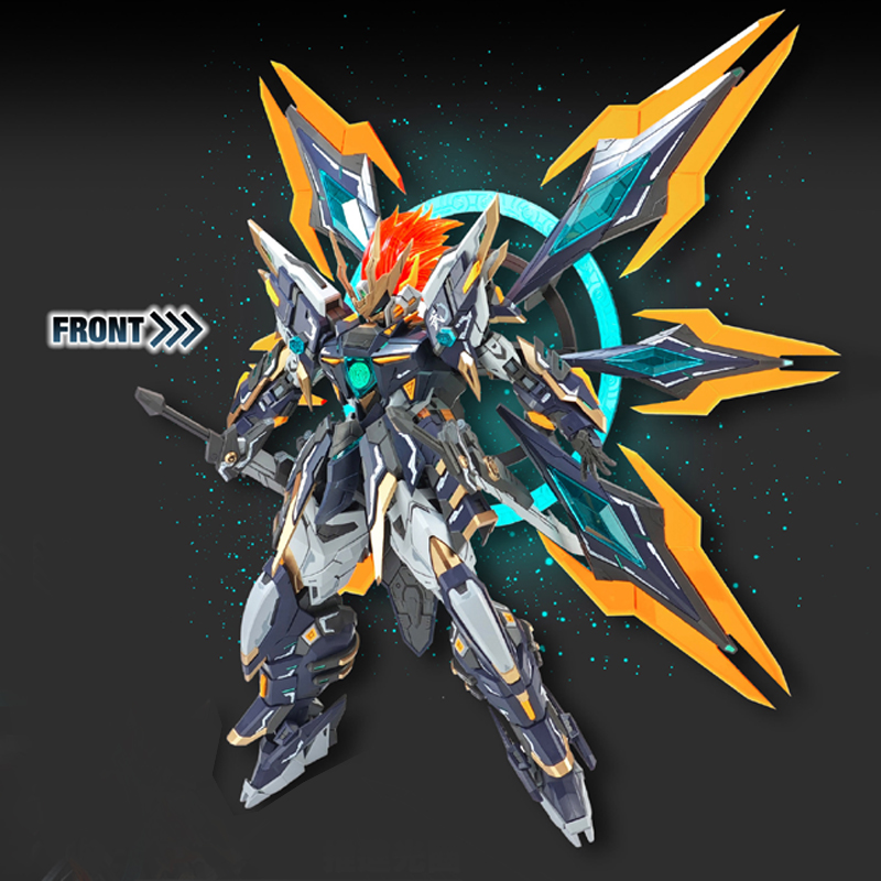 现货]超新星SNAA武皇带地台1/100国模原创机甲玩具国产MG拼装模型 - 图3