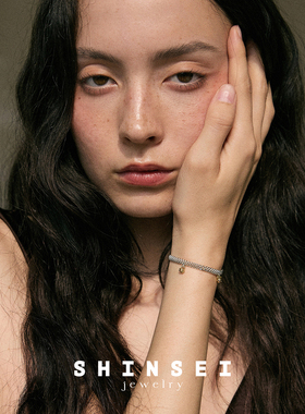 【森制SHINSEI官方】软链金银分色磁吸扣手链 纯银