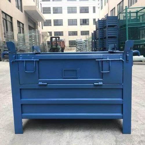 金属周转箱重型铁板箱铁箱车间铁屑箱物料箱铁框仓储笼铁皮零件框 - 图1