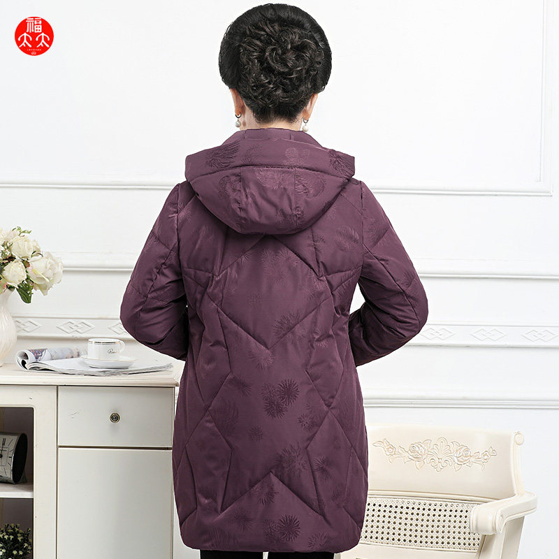 福太太中老年大码妈妈女装白鸭绒 福太太中老年女装