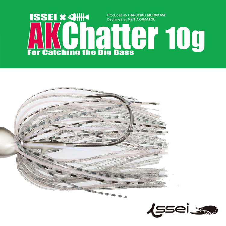 日本issei一诚 AK Chatterbait 8g10g挡水板JIG路亚反应饵胡须佬 - 图2