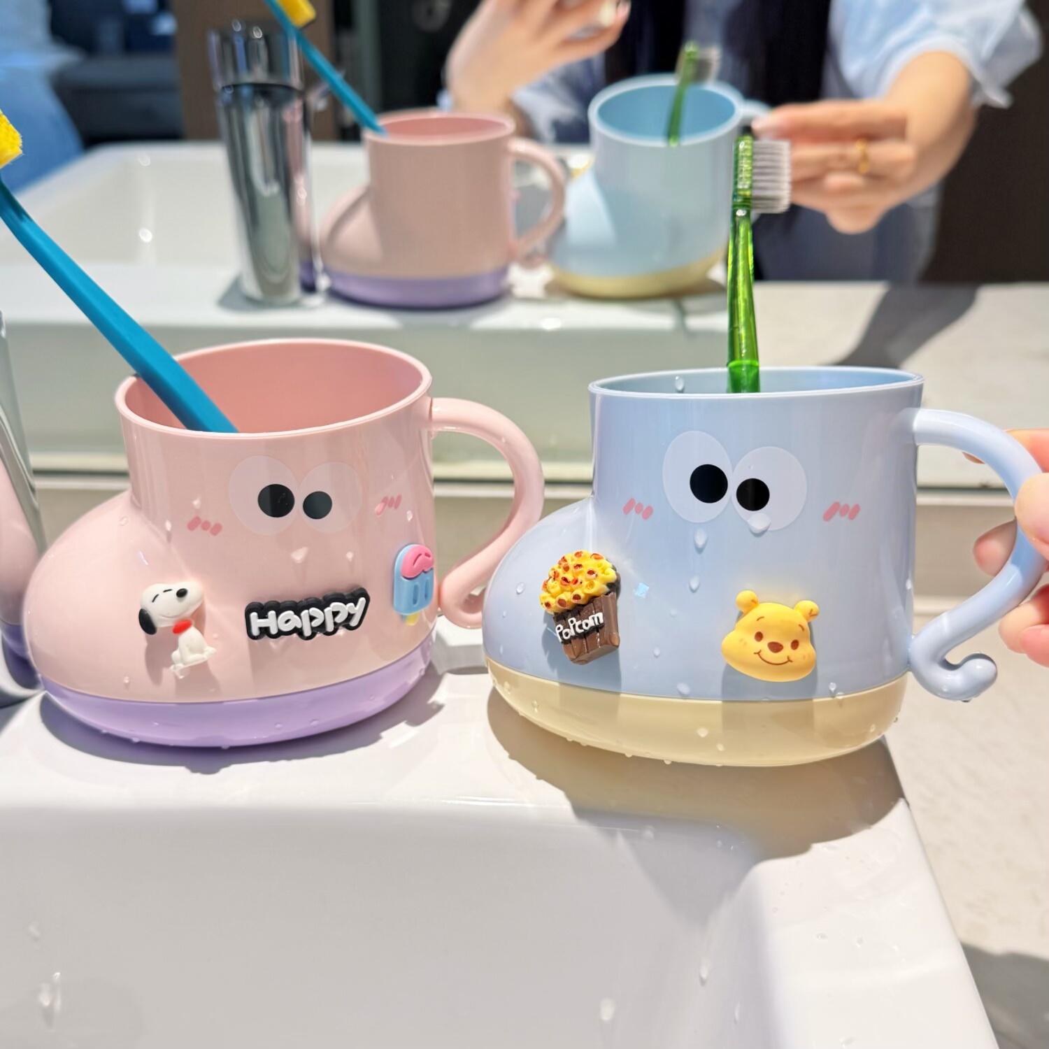 小鞋子刷牙杯可爱洗漱杯子家用儿童学生宿舍牙刷杯情侣漱口杯牙缸,淘宝优惠券,粉丝福利购,淘宝优惠卷