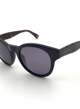 复古圆框太阳镜男女款墨镜户外遮阳镜一套三色含配套镜盒镜布包装