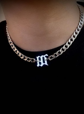 七哥同款钛钢粗链子男女通用