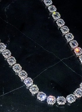 欧美冰糖项链古巴链情侣街头