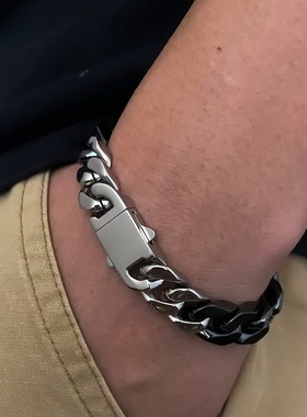 男女通用钛钢陶瓷嘻哈拼接款