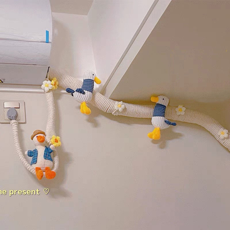 包空调管子装饰遮挡麻绳线燃气管道美化阳台下水管遮丑神器改造 - 图1