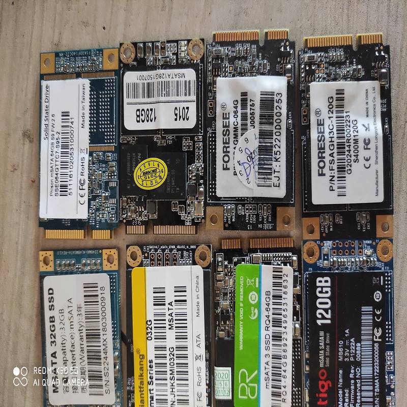 拆机 32G 64G 120G 240G 二手固态SSD MSATA 固态硬盘 - 图2