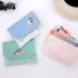 Cá voi bay Hàn Quốc Crayon Shinchan Túi thẻ mỏng dễ thương Phụ nữ chủ thẻ nhỏ gọn Cartoon Coin Purse - Chủ thẻ