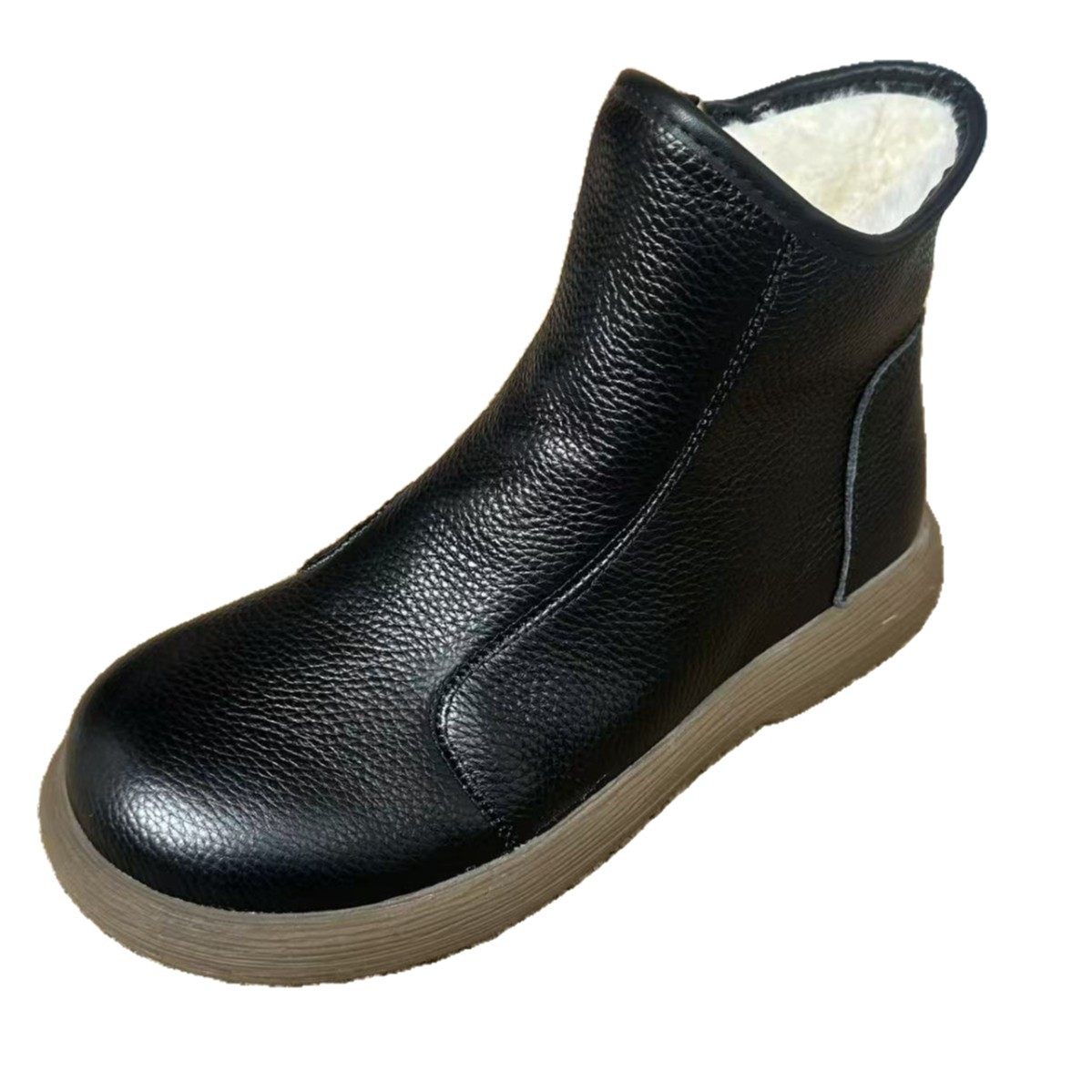 25年冬季上新羊毛雪地靴真皮休闲侧拉链棉靴女妈妈鞋加绒保暖棉靴,淘宝优惠券,粉丝福利购,淘宝优惠卷