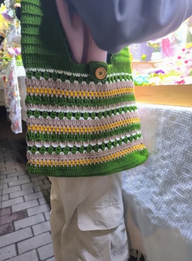 手工编织成品复古包斜挎单肩包成品手工制作复古单肩包大容量