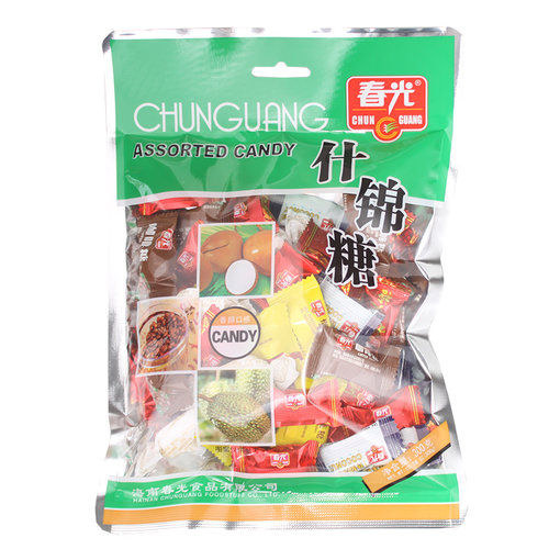 春光什锦糖300g袋装正品海南特产椰子糖咖啡糖果榴莲硬糖年货零食 - 图3