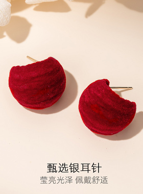 耳环高级感轻奢小众气质
