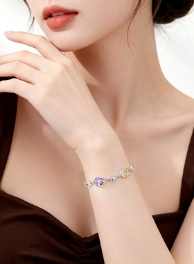 【新品】天使之眼银手链女款2026新款手饰轻奢小众精致情侣手链