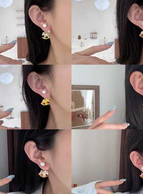 原创彩色多巴胺滴油木马串珠珍珠项链配饰女轻奢小众高级感锁骨