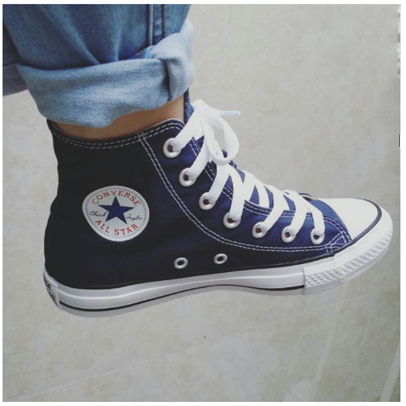 热点运动专营店Converse匡威男鞋女鞋正品情侣经典蓝色高帮帆布鞋休闲鞋1023070