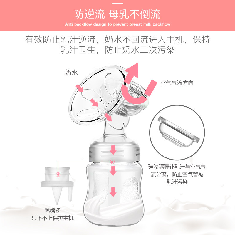 伊颜电动双边手动孕产妇无痛吸奶器 伊颜母婴吸奶器