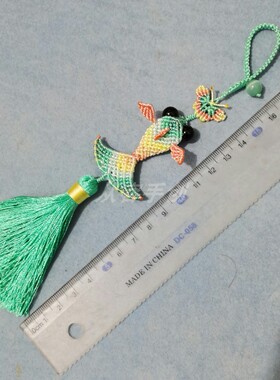 大鱼海棠中国结金鱼挂饰材料包