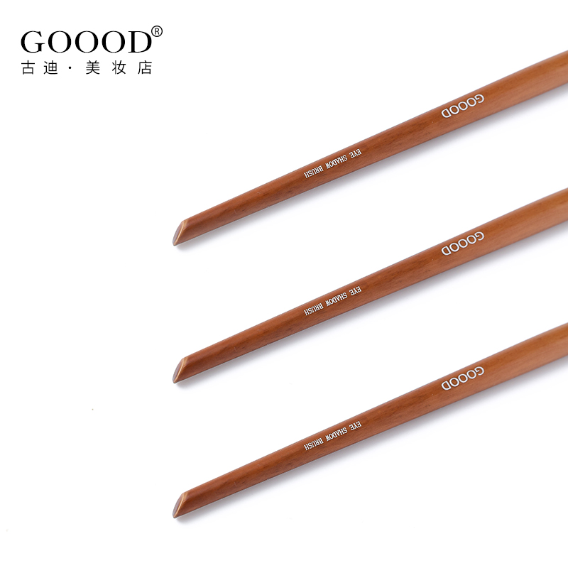 古迪家居旗舰店Goood/古迪眼影刷一支装便携木质手柄中号晕染初学者眼部化妆刷女3