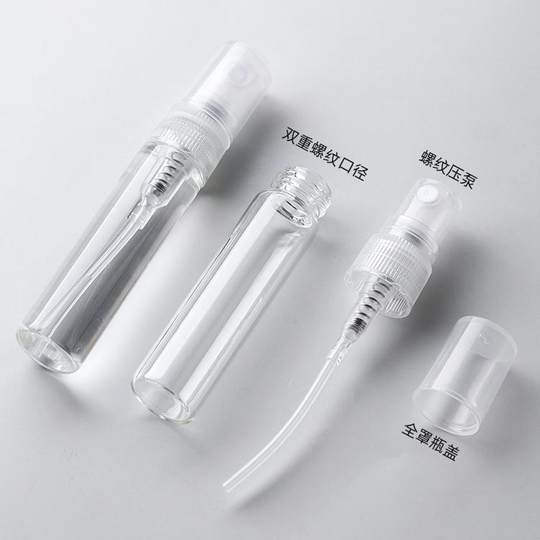 Tragbare Parfümflasche aus Glas