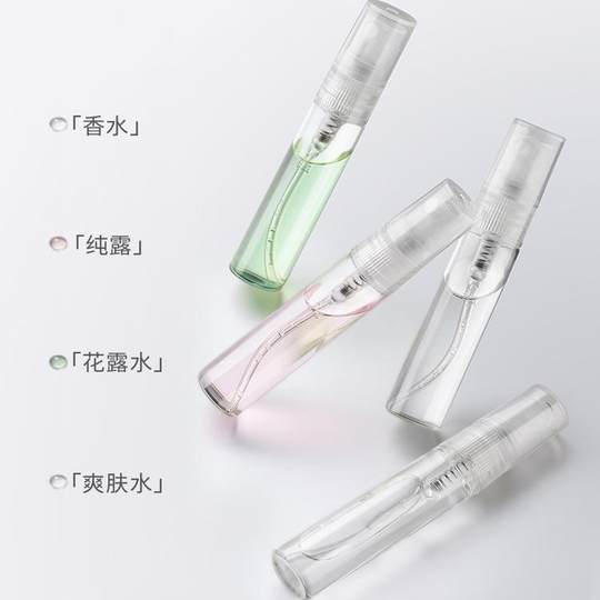 Tragbare Parfümflasche aus Glas