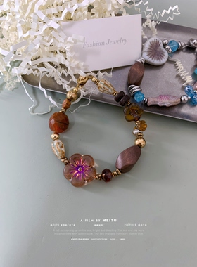 一勺盐.原创设计小众ins风高级感轻奢复古手链