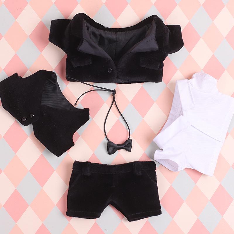 20厘米娃衣西装明星同款红色丝绒西服礼服15CM棉花娃娃换装西装,淘宝优惠券,粉丝福利购,淘宝优惠卷