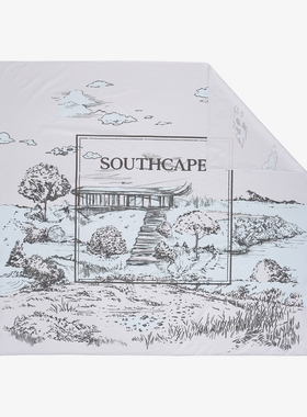 韩国代购SOUTHCAPE高尔夫丝巾26年夏季女士配色百搭简约冷感丝巾