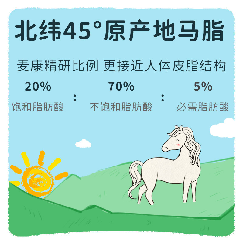 麦康宝宝保湿秋冬2瓶装润肤霜 麦康儿童乳液/面霜