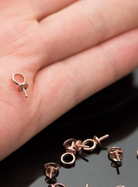 s925纯银珍珠帽子扣头