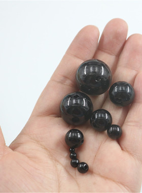 3-20mmdiy手工散珠黑色仿珍珠