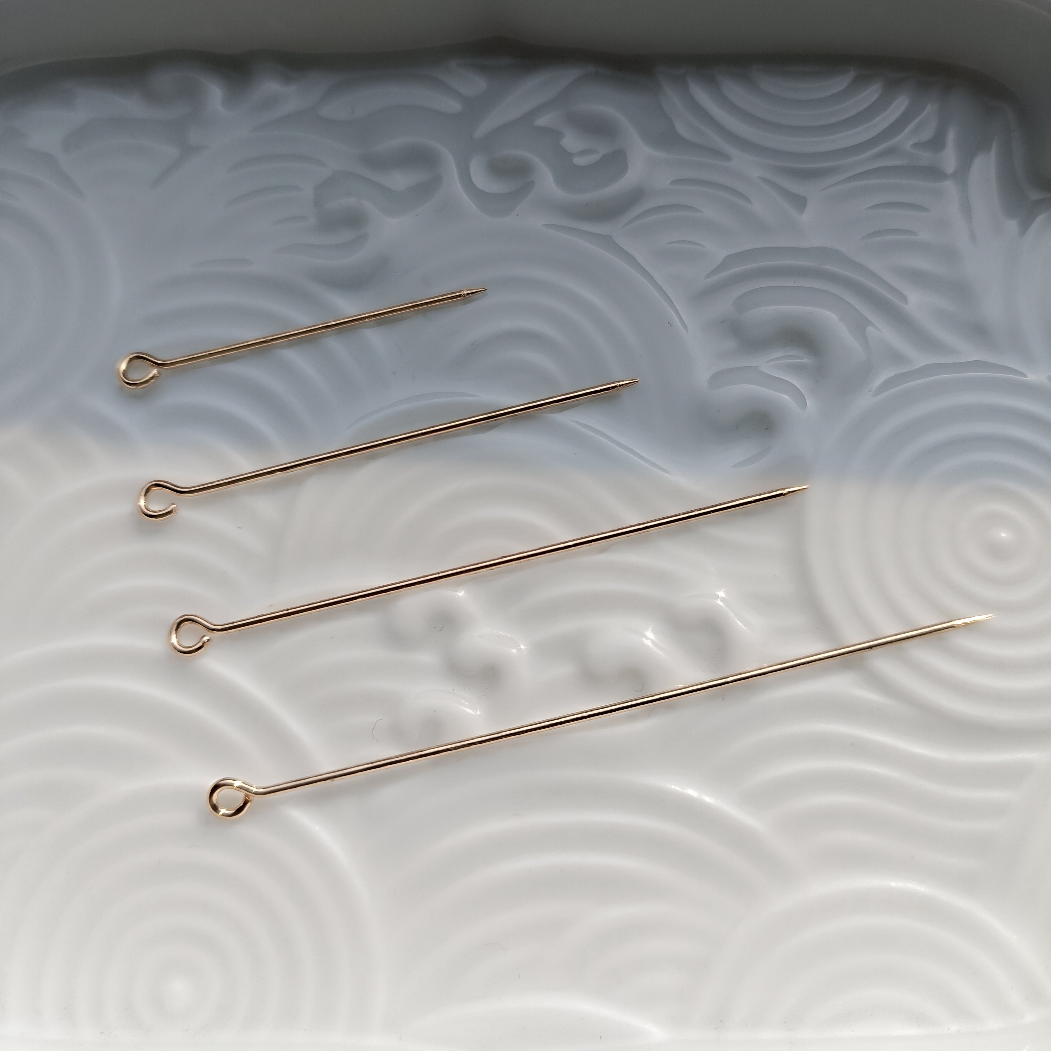 黄铜保色尖头9字针娃用0.8mm粗细迷你簪子胸针针发簪材料DIY配件,淘宝优惠券,粉丝福利购,淘宝优惠卷