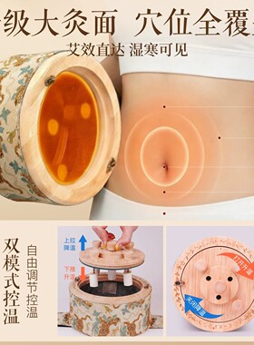 新型艾灸盒随身灸家用艾灸器具腹部热敷专用全身通用中医院悬灸罐