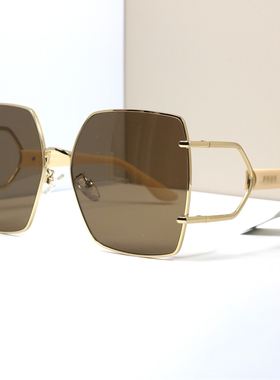 2025年帕莎新品美式大框方形墨镜金属防晒摩登男女太阳镜PS2076